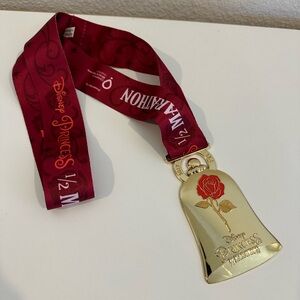 2017 Run Disney Princess Beauty and the Beast Bell half marathon race metal